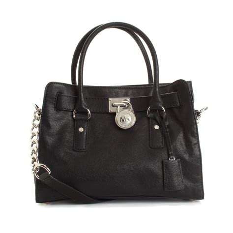 michael kors black hamilton silver hardware|Michael Kors.